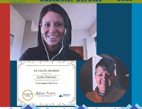 Value Award Recipient for Customer Service